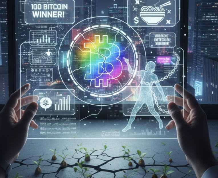 ⚠️「100ビットコイン当選」──焦りと希望を突く“巧妙な罠”